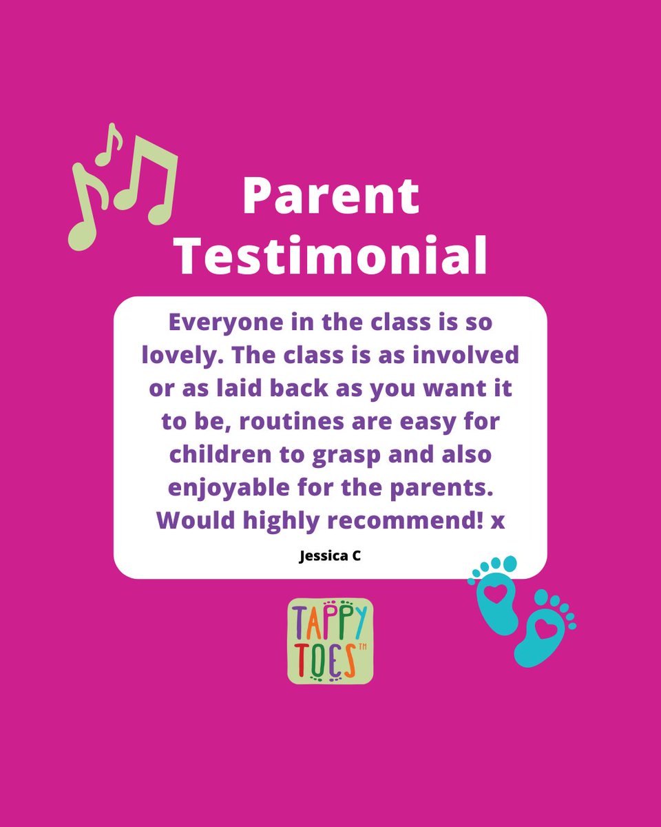 Don’t worry if you and your child prefer a more laid back music and movement class.

Our experienced teachers ensure that everyone is included and having fun at a pace that you are comfortable with.

Classes from 6 months old to school age, find yours at tappytoes.com