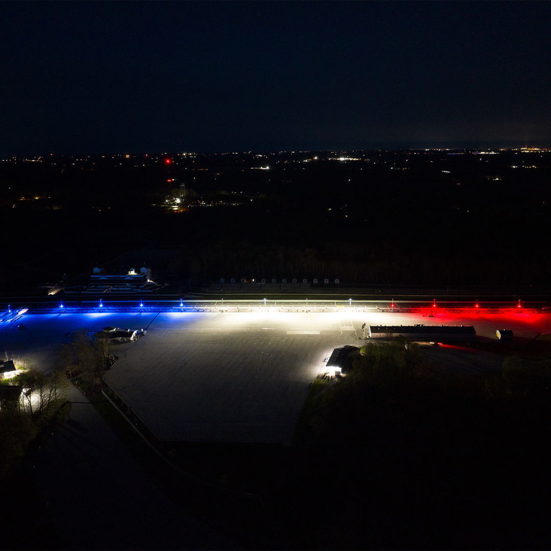 wilightinglab's tweet photo. Road America was designed with customer usability + entertainment in mind! Phase 1 of the project is a 1/3-mile long and features a number of standard programming + entertainment functions using WiLLcloud lighting controls. Built-in scheduling for face fans, race programming (gre https://t.co/71rpto3Dri