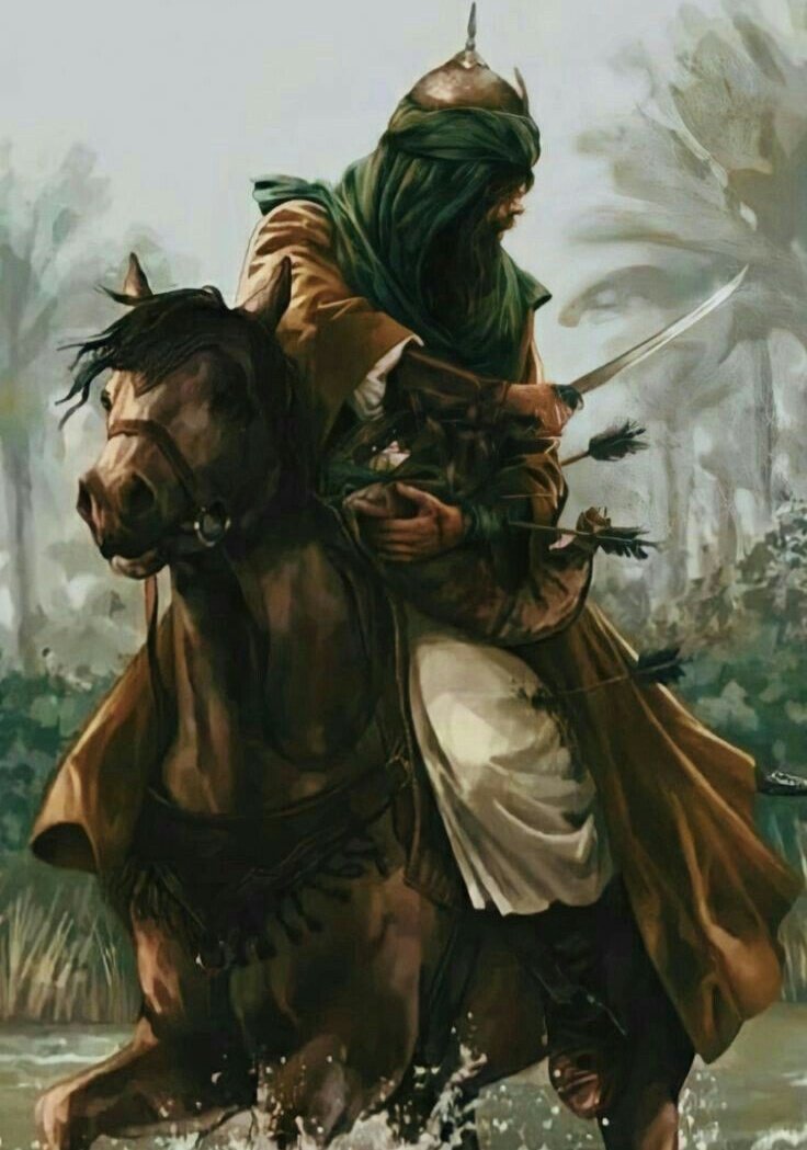 [1]
Hz. Ebu’l Fazl Abbas (ع) düşmanın üç ünlü savaşçısı ile karşı karşıya gelir: “Marid b. Sudeyf” Savaş meydanına gelir gelmez, Hz. Abbas (ع)'a mızrağıyla saldırır. Hz. Abbas (ع) mızrağının ucundan tutarak yuvarlar. Mızrağı düşmanın elinden alır ve onu kendi mızrağı ile öldürür.