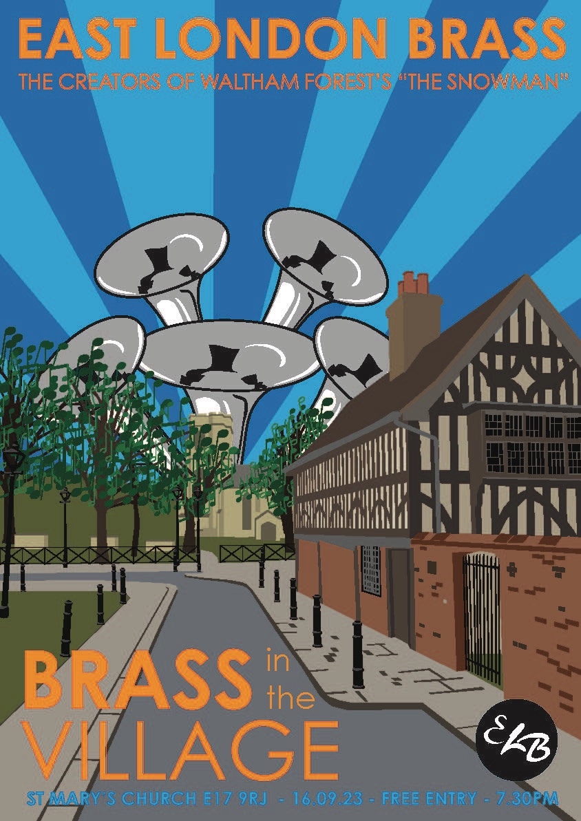 V17 (@walthamstowv) on Twitter photo Please come and join <a href="/EastLondonBrass/">East London Brass</a> for ‘Brass in the Village’ at St. Mary's Church, Walthamstow on September 16th!
FREE entry 😊
#EastLondonBrass
#StMarysChurchWalthamstow
#WalthamstowVillage #V17 #walthamstowlife #walthamstowvillage #walthamstow #e17 Please come and join <a href="/EastLondonBrass/">East London Brass</a> for ‘Brass in the Village’ at St. Mary's Church, Walthamstow on September 16th!
FREE entry 😊
#EastLondonBrass
#StMarysChurchWalthamstow
#WalthamstowVillage #V17 #walthamstowlife #walthamstowvillage #walthamstow #e17