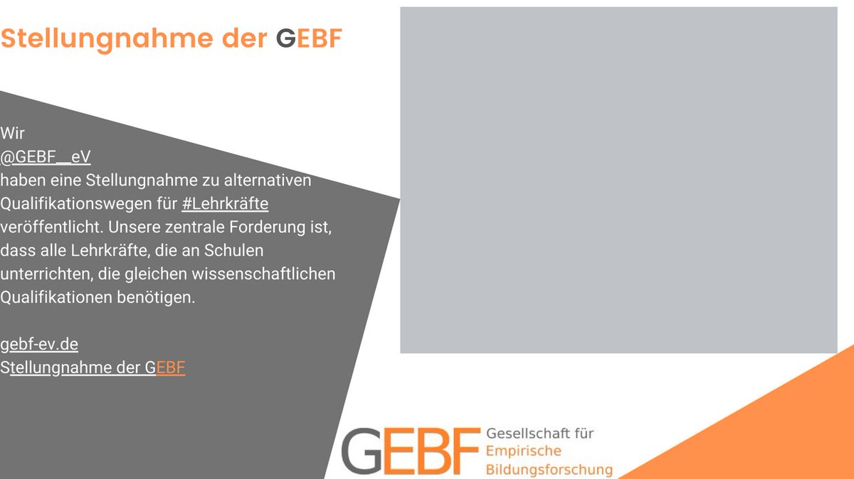 GEBF Gesellschaft für empirische Bildungsforschung (@GEBF__eV) on Twitter photo 2023-07-27 11:19:28