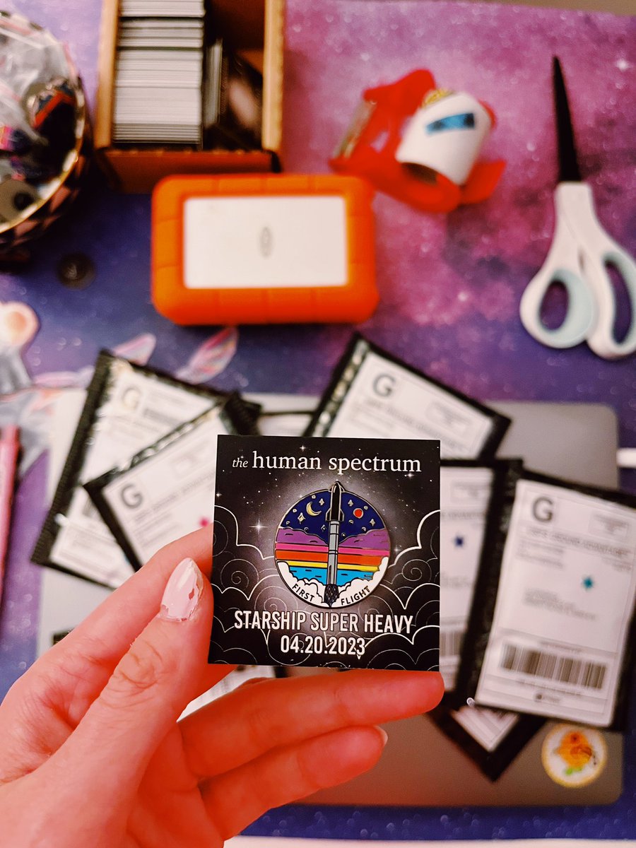 Spent all night packing up another round of orders! I pack each one myself, and there’s a lot! Thank you all for your amazing patience 💖 yours is coming! #starship #artist
