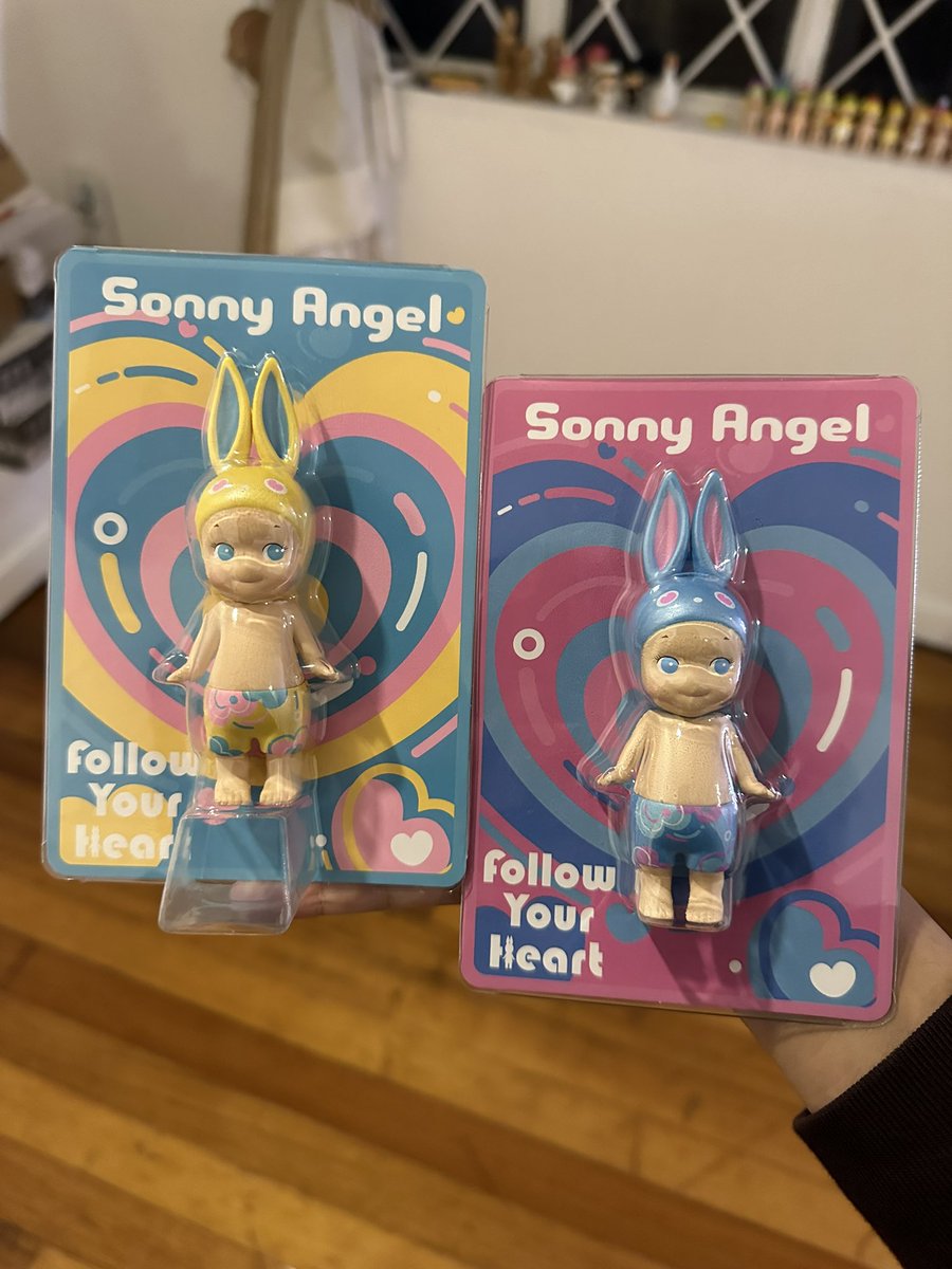 inthesoob's tweet photo. sonny angel follow your heart duo for sam 💛🩵

i love helping people bring their prios home ♡ https://t.co/owuDlDYxIT