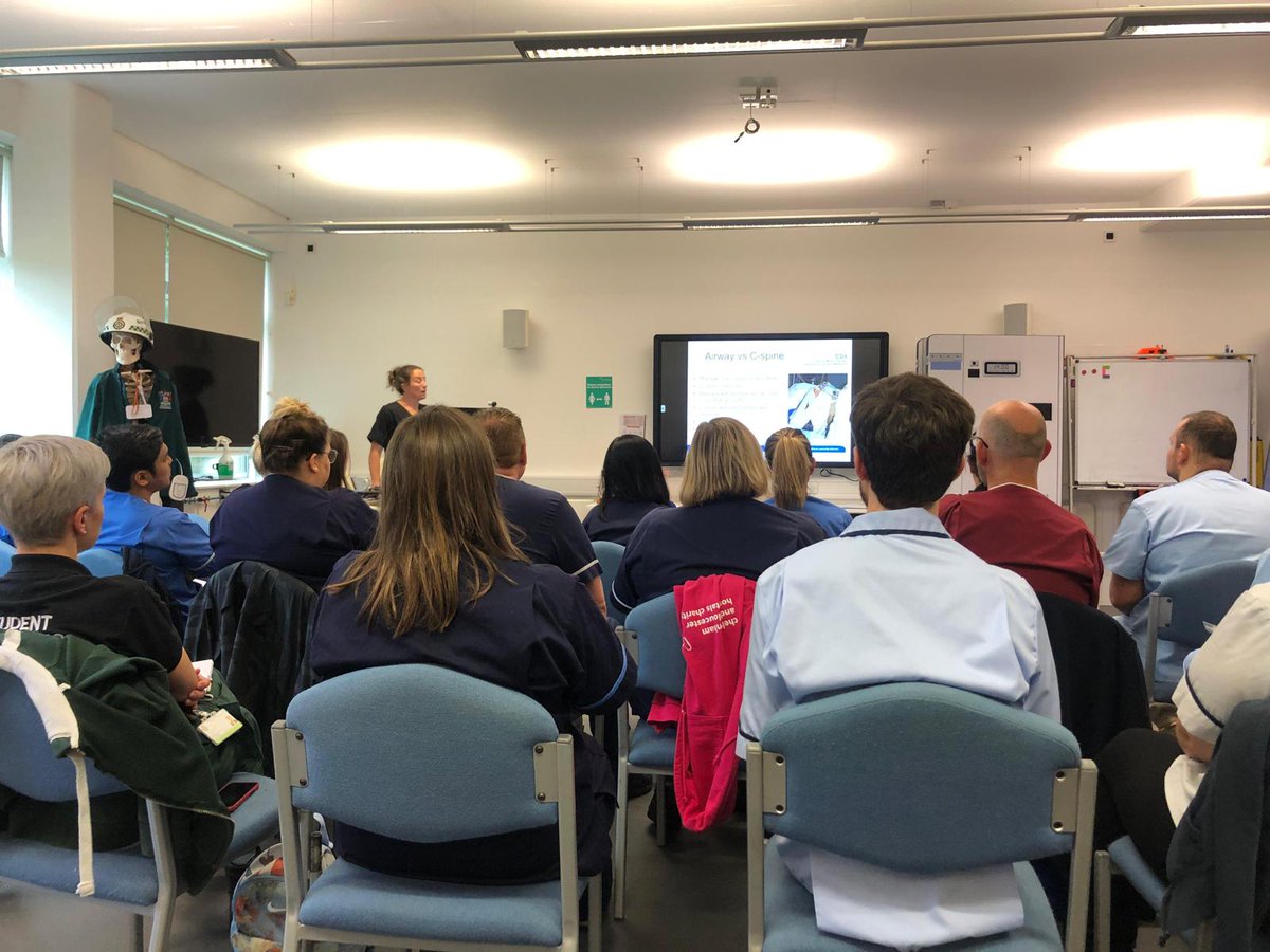 tdeweymarn's tweet photo. First local TILS course underway @gloshospitals.  Dealing with all things trauma but also #silvertrauma!  #geec #platinumcare #nandown23 https://t.co/Mq0MIKHea6
