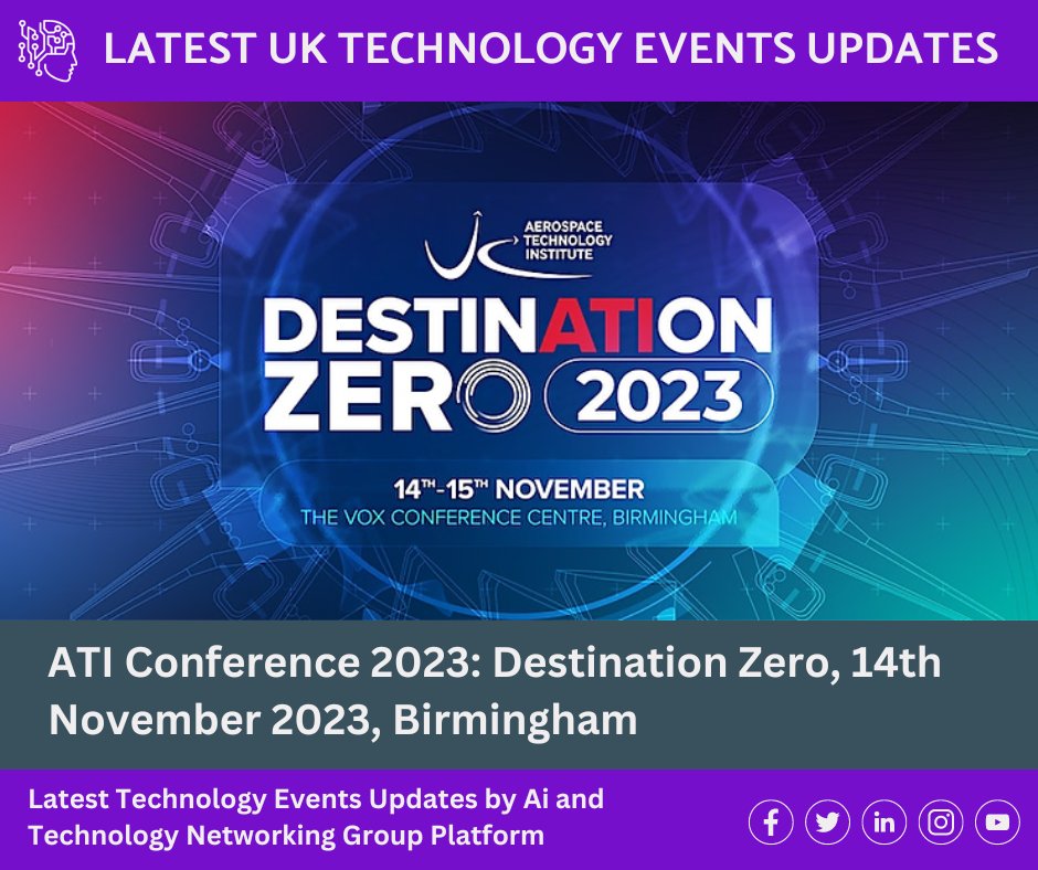 AIandTechNG's tweet image. Latest Ai and Technology Event Updates

Title: ATI Conference 2023: Destination Zero, 14th November 2023, Birmingham

Link: 
aitechnologynetworking.com/post/ati-confe…

#robotics #ai #technology #techevents #roboticsevents #aievents #aiautomation #birmingham #birminghamevents #events