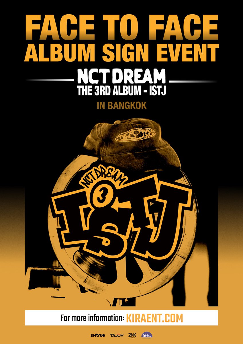 NCTDREAMCENTER's tweet photo. NCT DREAM will hold a Face-to-face 'ISTJ' Album Fansign Event in Bangkok, Thailand

🗓️ 230924 (September 24)
ℹ️ More info: @kira_ent 

#NCTDREAM_ISTJ #NCTDREAM https://t.co/kqZj8KqNDn