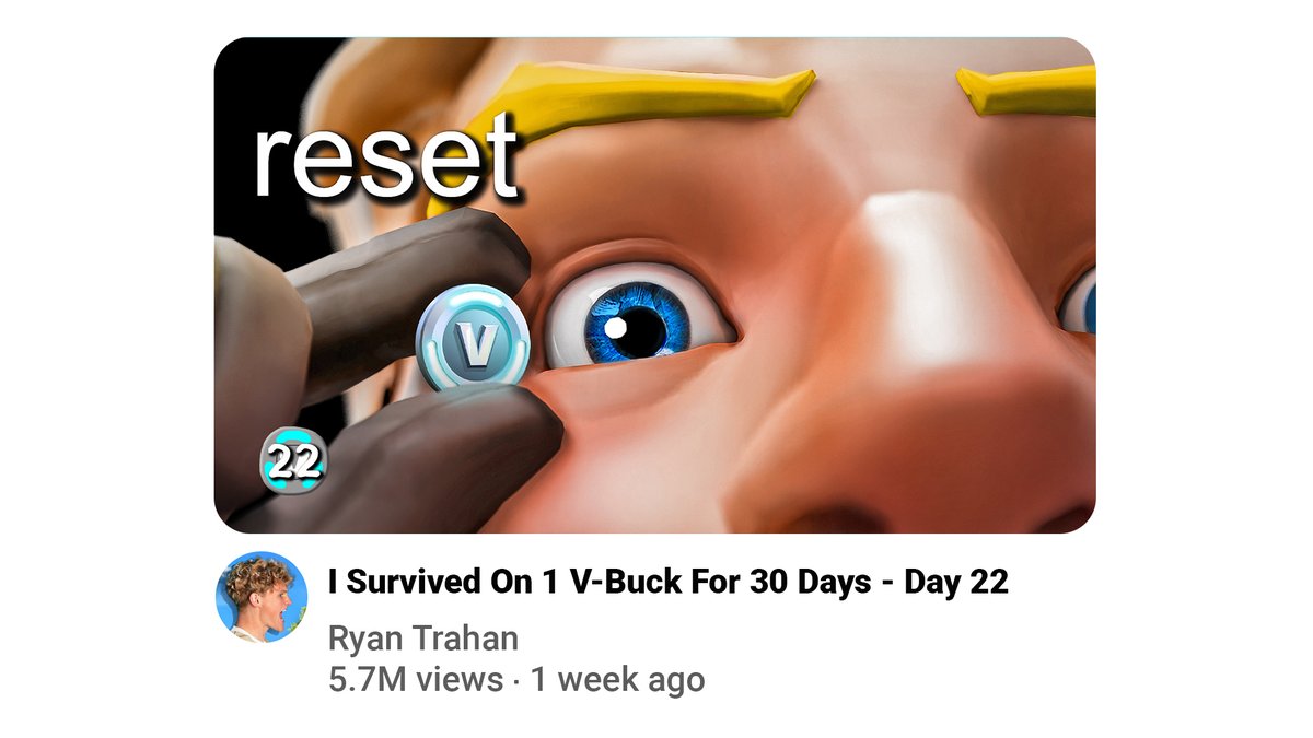 If <a href="/RyanTrahan/">Ryan Trahan</a>  was a Fortnite YouTuber: