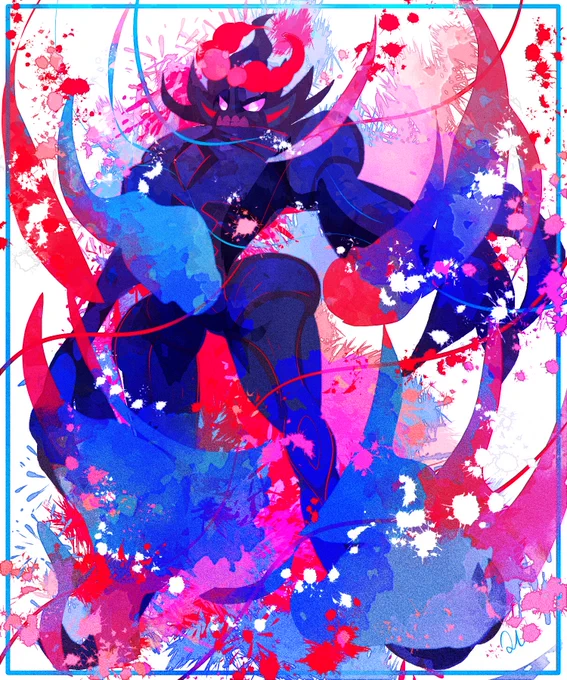 【毎日投稿1094日目】図鑑No.0861 オーロンゲキョダイマックスのすがた #LKのポケモンずかん 