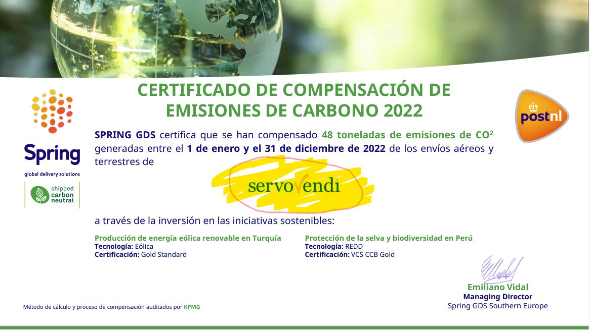 ServoVendi (@servovendi) on Twitter photo En <a href="/ServoVendi/">ServoVendi</a> seguimos trabajando para reducir las emisiones CO2. Entregamos tus pedidos con empresas como <a href="/Spring_GDS_ES/">Spring GDS España</a> para que no solo te lleguen rápidos sino limpios. #ecommerce #Sostenibilidad #heatwave #MedioAmbiente #comerciosostenible En <a href="/ServoVendi/">ServoVendi</a> seguimos trabajando para reducir las emisiones CO2. Entregamos tus pedidos con empresas como <a href="/Spring_GDS_ES/">Spring GDS España</a> para que no solo te lleguen rápidos sino limpios. #ecommerce #Sostenibilidad #heatwave #MedioAmbiente #comerciosostenible