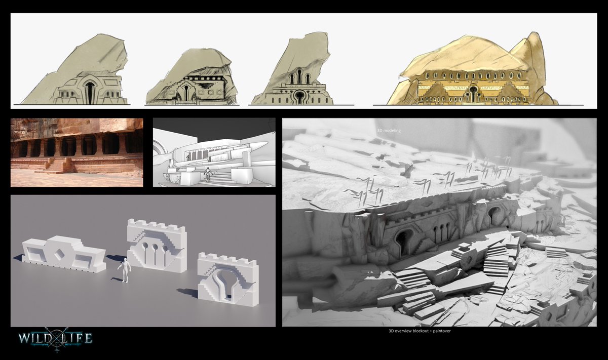 Heuvel_Michiel's tweet photo. Concept art for the 'Wild Life' project - now on Patreon!

#conceptart #gamedevelopment #gamedev #photoshop #blender https://t.co/9XUx8KZ2dN