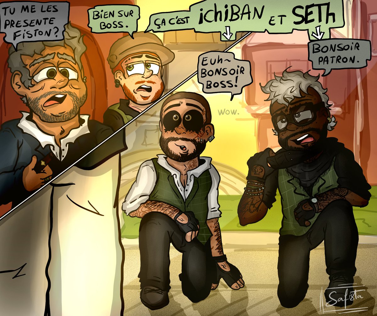 Safista_1's tweet photo. [ Fan Art ] Hey ! La scène où FatJim vas dans les canaux était trop cool ! Et J’ai beaucoup aimé quand Ichiban et Seth ce présente a Fatjim … du coup je l’ai dessiner ! :D
J’espère que ça vous plaît ☺️ #FailyV https://t.co/4410AqQOGH