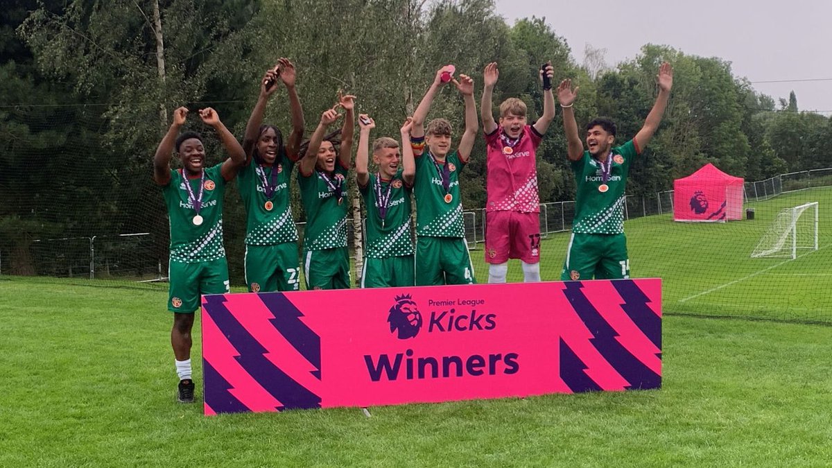 WFCFoundation_'s tweet photo. 🥳 We are the National U16's Mixed Premier League Kicks champions! 🎉

These guys won the regional finals back in February and have now gone on to win the whole competition while representing @WFCOfficial 🤩

Amazing achievement! 👏👏👏 https://t.co/9cQ5UrYvmz