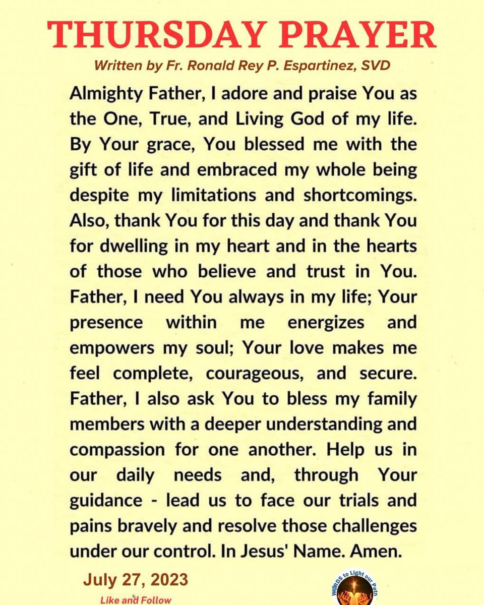 Joe_S_Pure's tweet photo. Good morning ☀️ 
Shall we pray?
In Jesus name…Amen 🙏
Hope you have safe and 
blessed day ✝️🇺🇸 https://t.co/BvuuX2mJwD