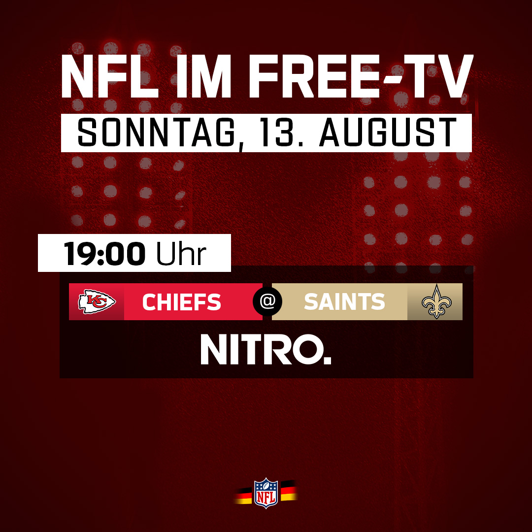 NFLDeutschland's tweet photo. +++ Die ersten Spiele mit der RTL-Crew im Free-TV – DA MUSST DU EINSCHALTEN! 😍 #rtlnfl +++ https://t.co/uQ675nxU8R