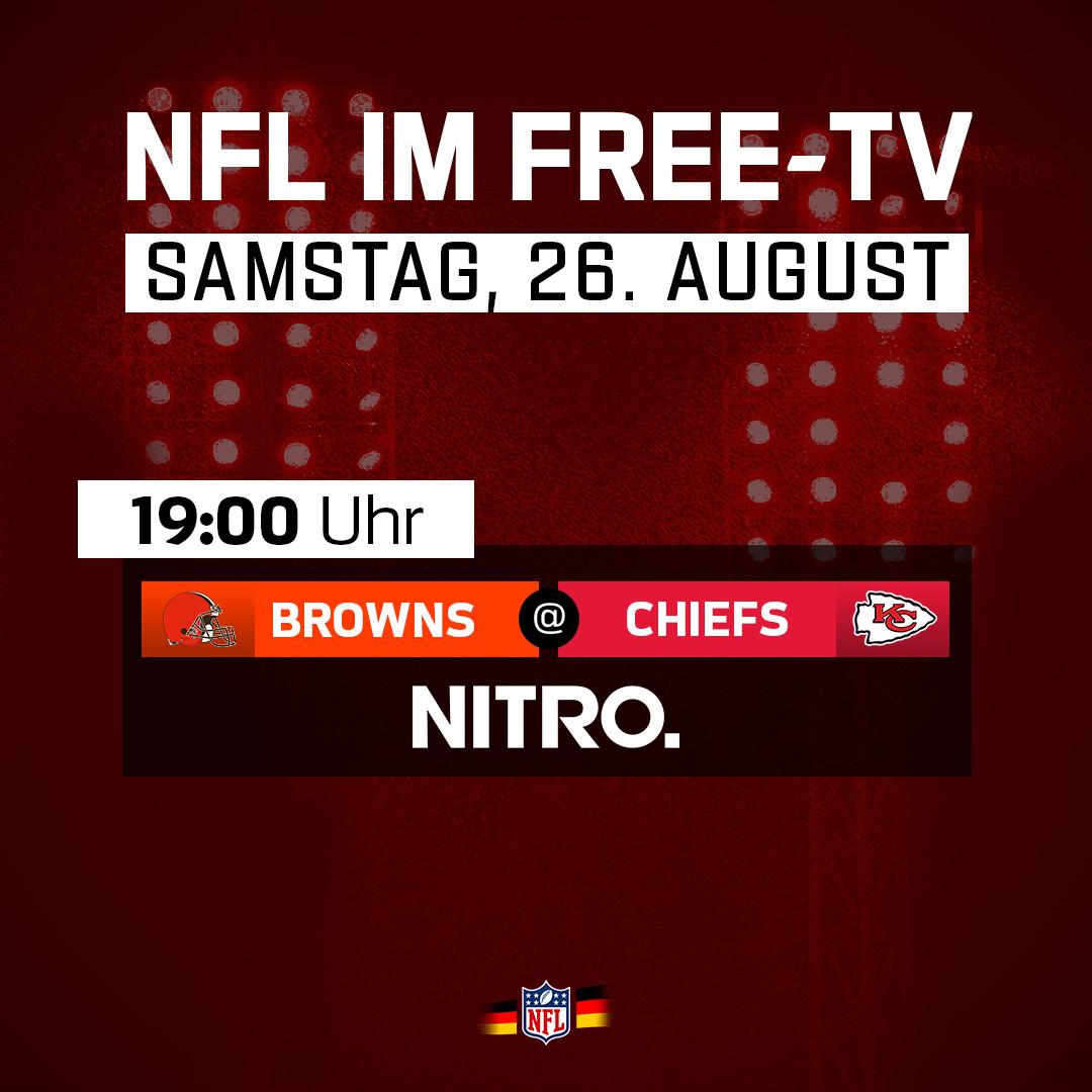 NFLDeutschland's tweet photo. +++ Die ersten Spiele mit der RTL-Crew im Free-TV – DA MUSST DU EINSCHALTEN! 😍 #rtlnfl +++ https://t.co/uQ675nxU8R