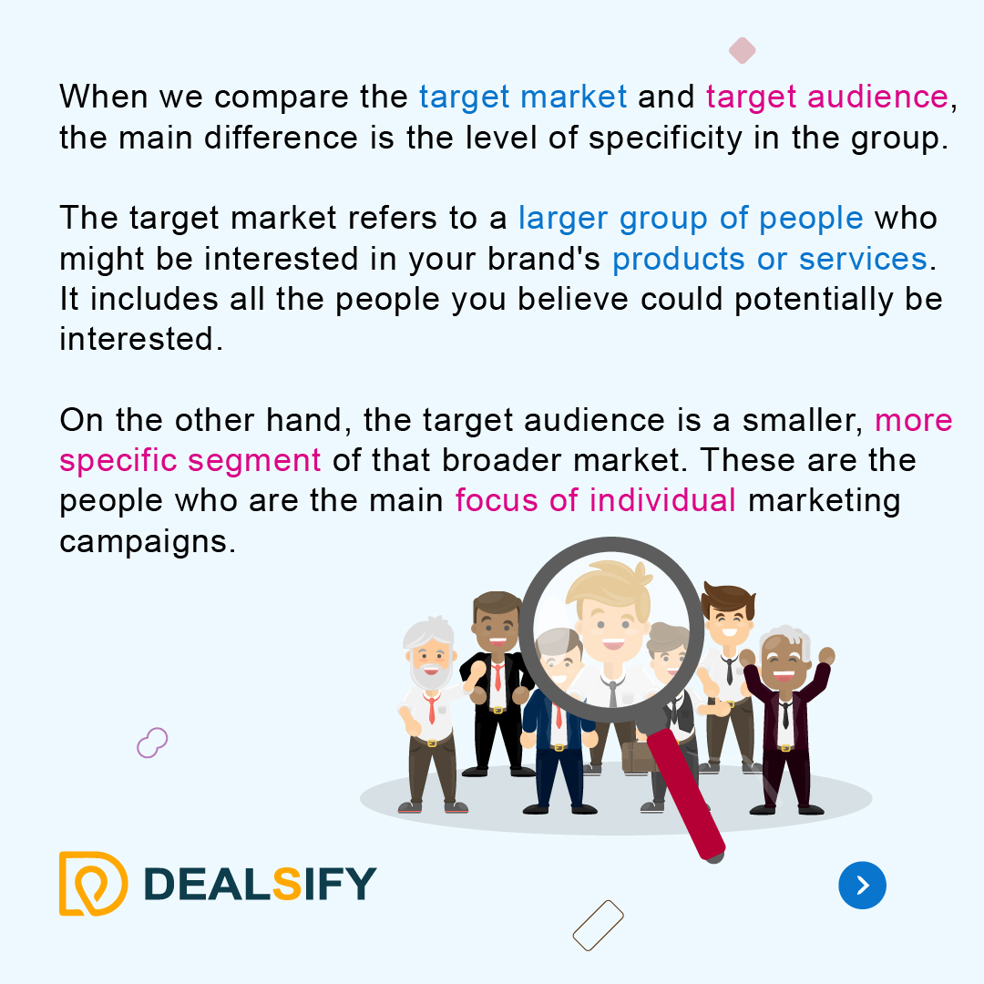 dealsify's tweet photo. Target Market Vs Target Audience🔥
If you don't know what the target audience is? Watch the video here: https://t.co/WDYQcrFbA6
#MarketingStrategy #MarketingDigital #targetaudience #targetmarket #BusinessGrowth #dealsify #twittercontent https://t.co/5dbEIwteiM
