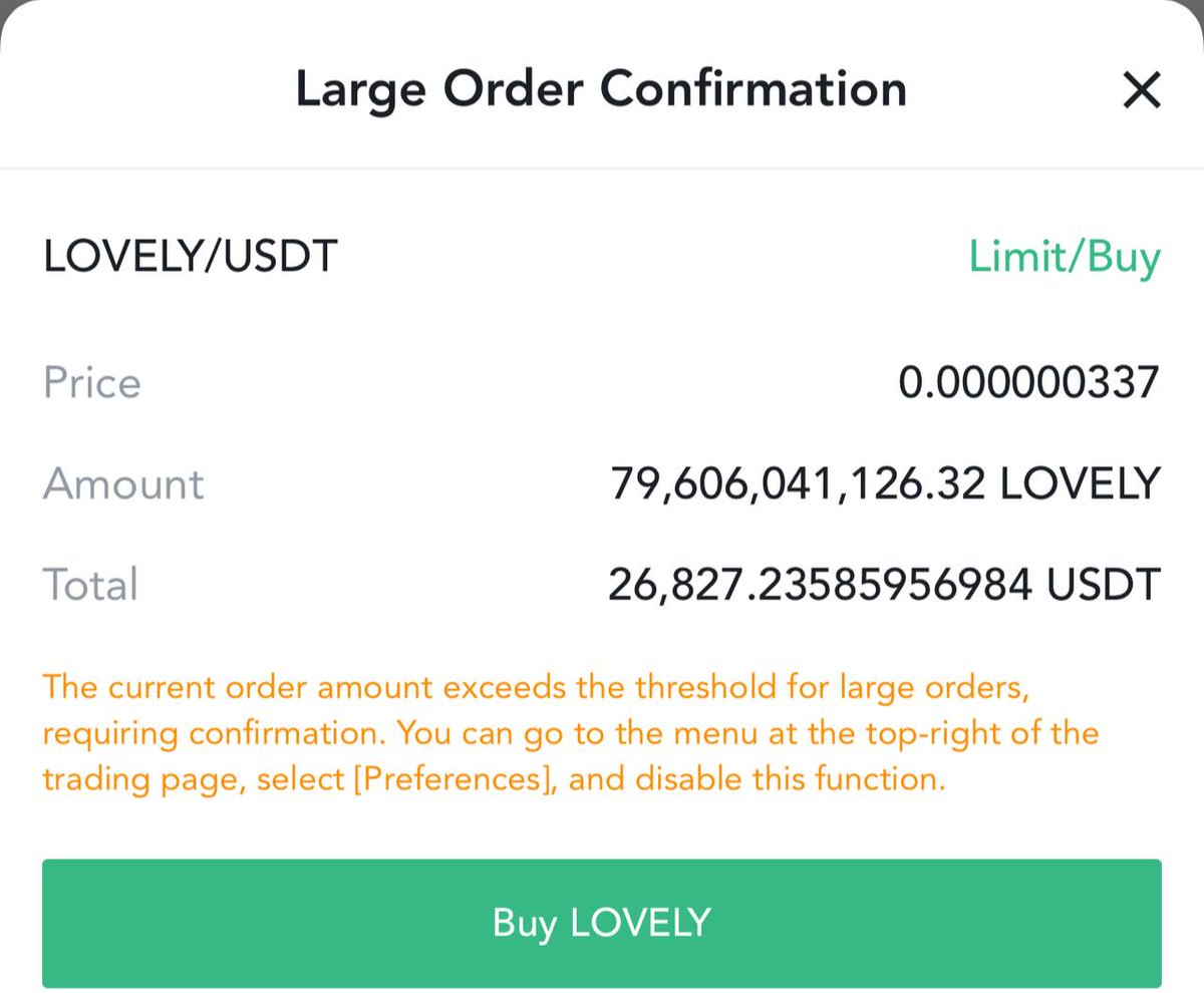ZenithAiLab's tweet photo. Buying more 79B $LOVELY
Sold out all #meme tokens 
#pepe
#dogecoin
#xrp 
#shiba
Etc.
One and only #LovelyInu
My Total Portfolio 200B LOVELY

$0.00005 this time 
- 15 Exchange listing
- Exchange launching
- blockchain ⚡️

Extravaganza 2nd Anniversary Celebration 🍾 

If you’re holding $LOVELY Comment #LovelyInu