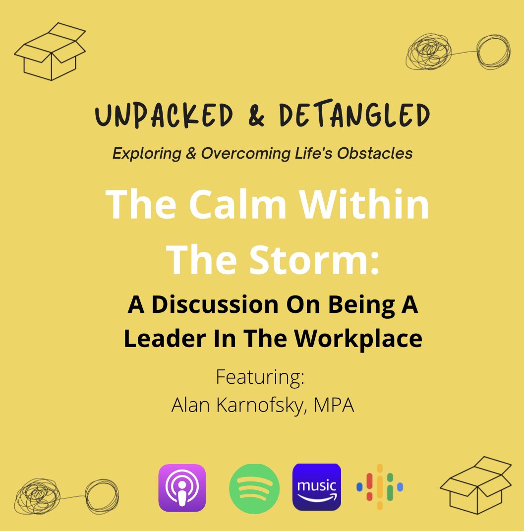 Episode 31: The Calm Within The Storm: Being A Leader in The Work Place. 

Link: linktr.ee/unpackedanddet…