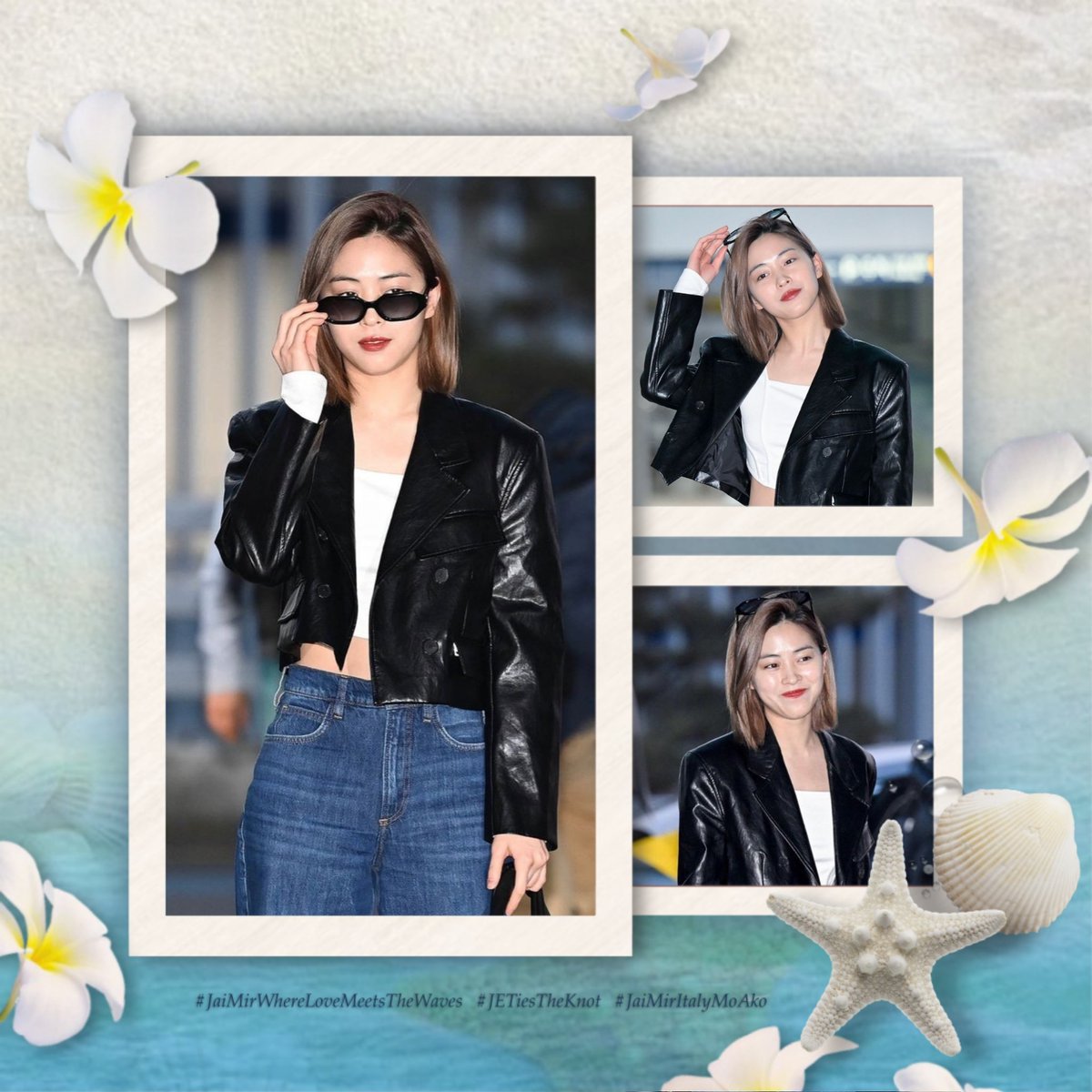 ㅤ

☆ SNS UPDATE.
 📆 07/27/23
📍Ninoy Aquino International Airport 

    "mejo hi na mejo hellaur!" 

#JaiMirWhereLoveMeetsTheWaves
#JETiesTheKnot
#JaiMirItalyMoAko

ㅤ