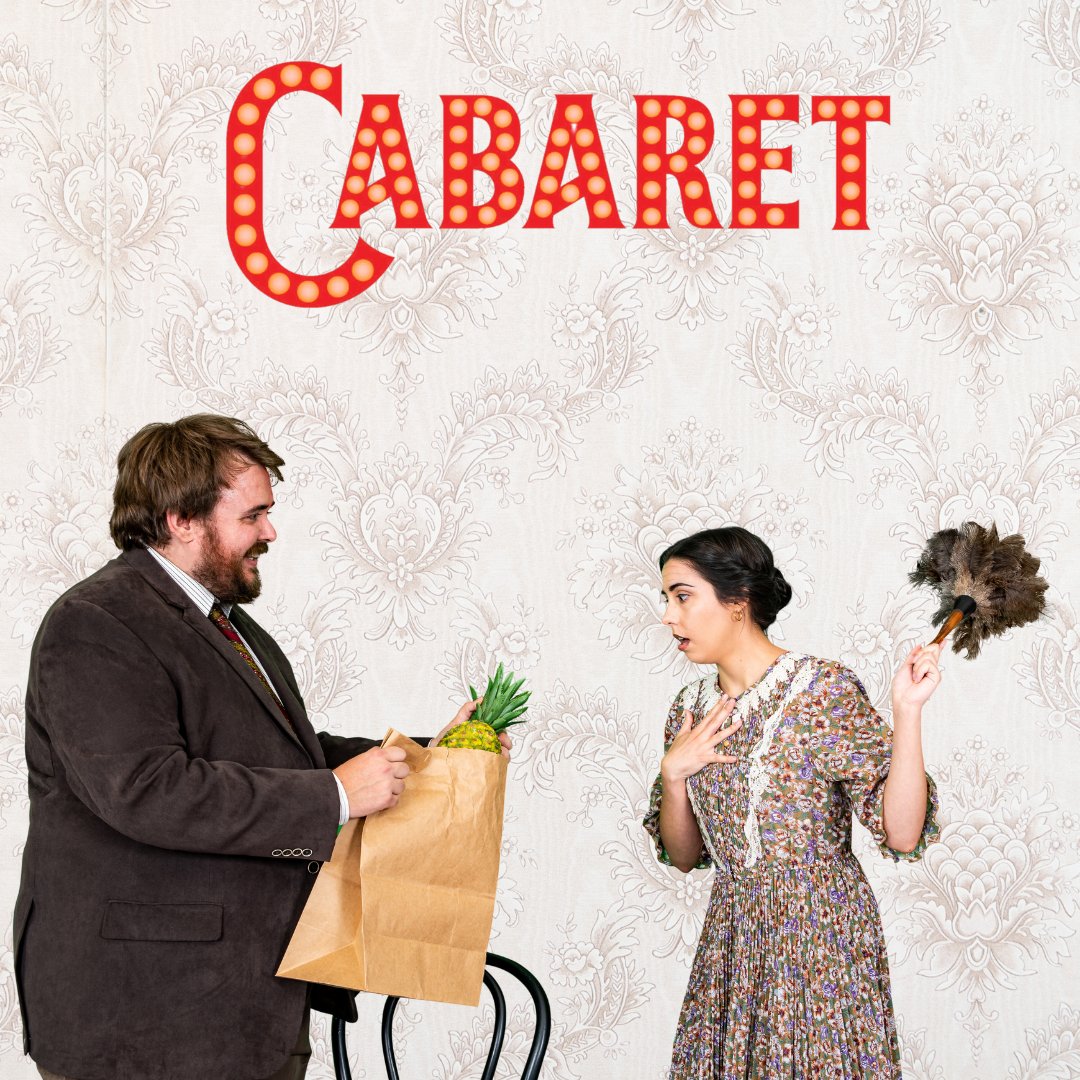 Only the finest and most luxurious fruits for Fraulein Schneider from her partner in crime Herr Shultz.🍍

Find out more about what's happening at Fraulein Schneider's boarding house this August as Theatre Ancaster's Conservatory Co. presents, Cabaret!

🎟 theatreancaster.com/shows/cabaret/