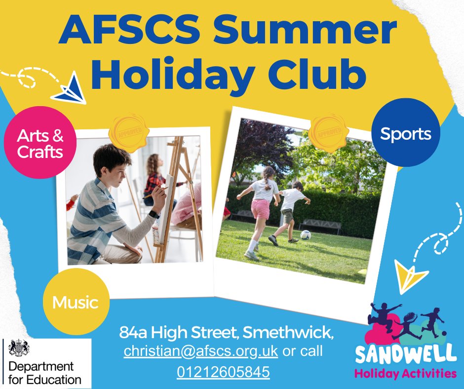 Sandwell Holiday Activities tweet media