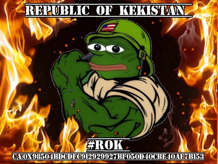 MRXvMRX's tweet photo. Your freedom is in your hands my Kekistanis
✔️Contract Renounced
✔️No Airdrops
✔️CG Listed
✔️CMC Listed
✔️LP Burnt FOREVER
✔️0/0 tax
✔️Community Run
@rokekistan
https://t.co/RWdJS0MdpG…
#ROK #ROKARMY #ROKNATION #ROKNATION #KEKISTAN #KEK #MEME https://t.co/Mj4xE5mTs6