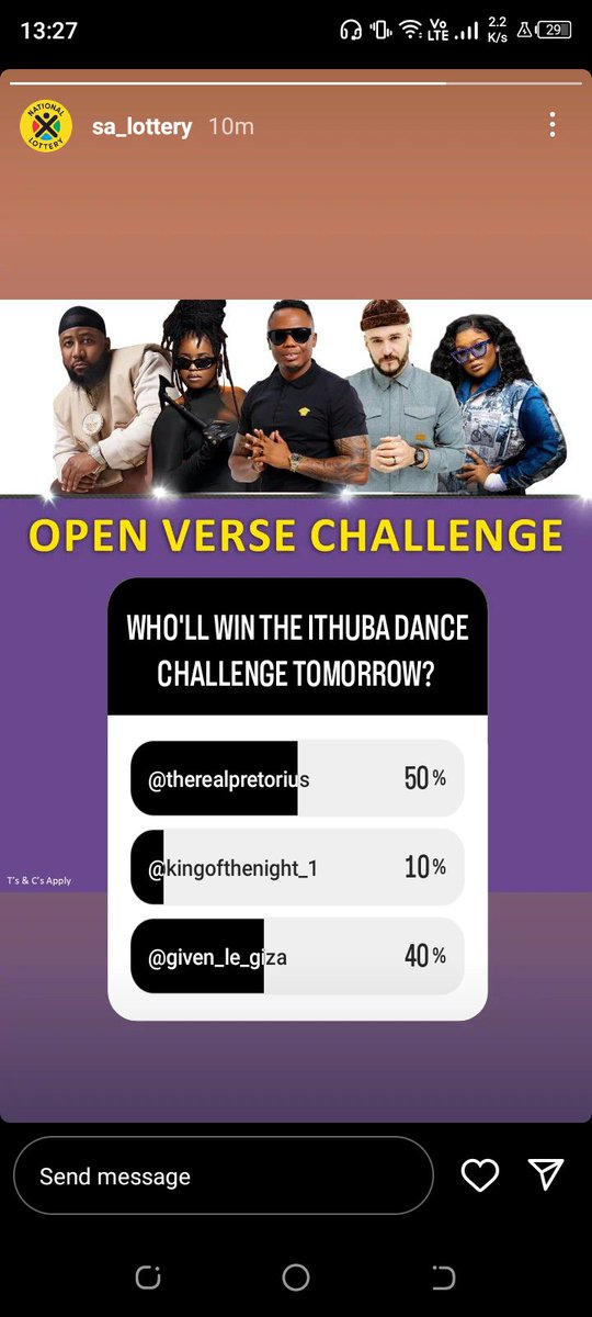 NiekerkNicolene's tweet photo. Guys please go vote for @pretorius_91

#ITHUBADanceChallenge 
#HappybirthdayITHUBA 
#8YearsOfExcellence 
DJ Tira
 @sa_lottery

@amggg06
@BrandonPierre16
@Deesplly
@Nomagolide2
@HerQueenGirl https://t.co/bPE9UvHuPF