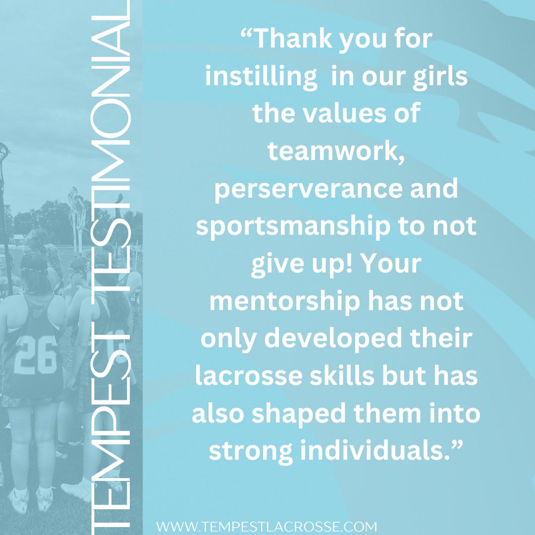 TempestLax's tweet photo. 🌊Tempest Testimonials 🌊 

#TempestFam #GirlOverGame https://t.co/BMAPTwvezr