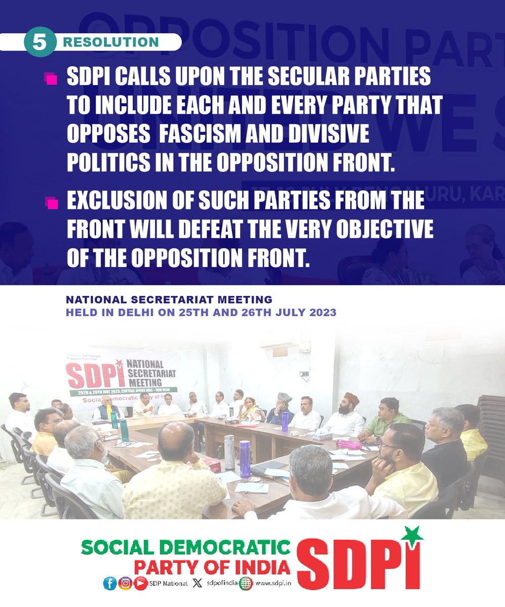 sdpofindia's tweet photo. Include All Parties Which are Opposing BJP in the Opposition Front

#india #indiaalliance #BJPGovernment https://t.co/GhILFGZ9zA