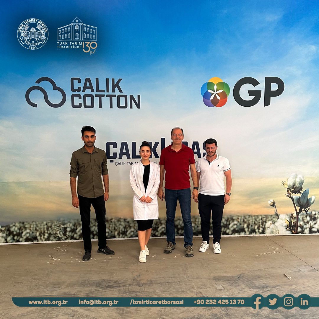 Borsamız ve İzmir Ticaret Borsası Laboratuvar, Arge ve Danışmanlık Hizmetleri A.Ş. (İZLADAŞ) Yönetim Kurulu Başkan Yardımcısı Bülent Uçak, İZLADAŞ Şanlıurfa Çalık Şubemizi ziyaret etti.
#İTB #İzmirTicaretBorsası #İzladaş