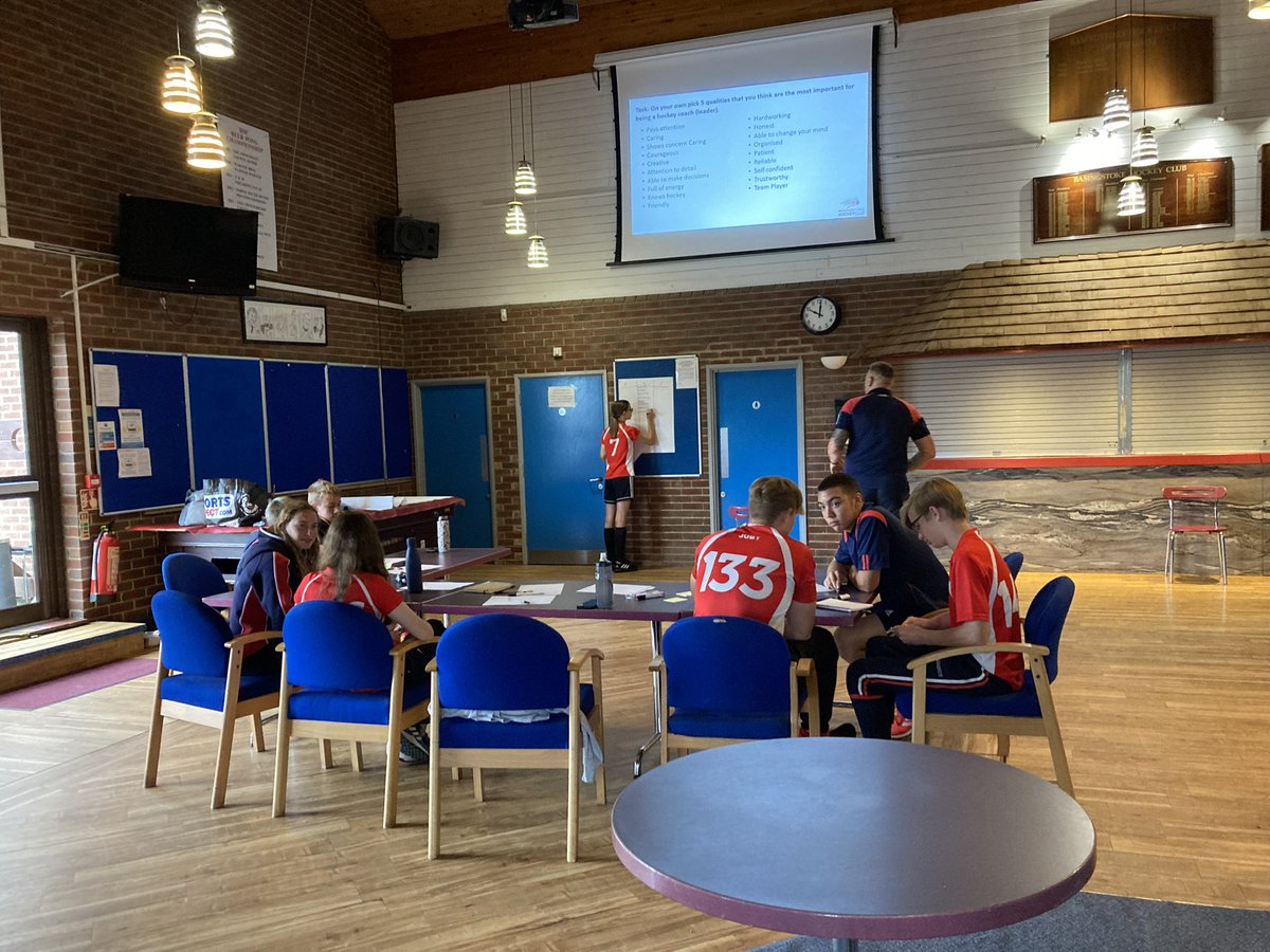 bhcjunior's tweet photo. Junior Ambassador Training @BasingstokeHC 
Training the next generation 
#commitment #Juniorsrock @EnglandHockey @BasGazette https://t.co/1qTgQL18jh