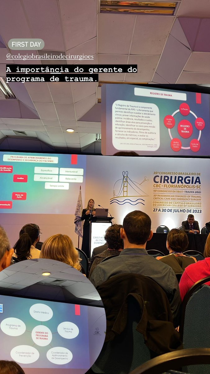 Sofia_WViana's tweet photo. #congressobrasileirodecirurgia. 
The importance of the trauma program manager in the South America healthcare.
#MedTwitter #CBC2023 #traumacare https://t.co/lnUIiiB2wQ