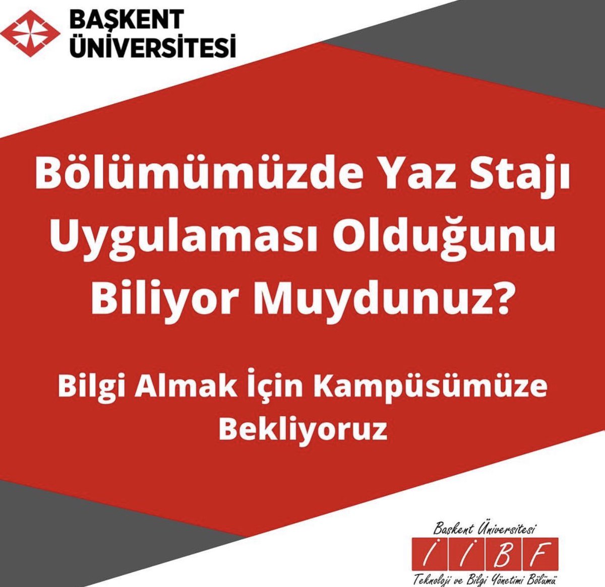 Bölümüzde Yaz Stajı Uygulaması Olduğunu Biliyor Muydunuz?

Bilgi Almak İçin Kampüsümüze Bekliyoruz.
.

#üniversite #aday #sınav #teknoloji #bilgi #teknolojiyönetimi #bilgiyönetimi #öğrenci #üniversitetanıtımgünleri #başkent #başkentüniversitesi #üniversitesınavı #yks #yks2023