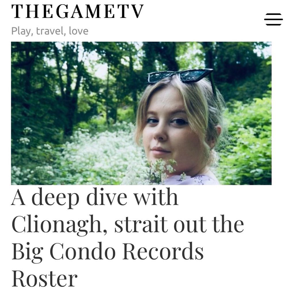clionagh_'s tweet photo. Oh my god I have just done an interview with The Game TV, talking about my journey, my music, inspirations and signing to Big Condo Records. This is my first interview as a label artist and iv got music coming soon, link to interview below! #artist #interview #music #interview https://t.co/alVpRvAFJK