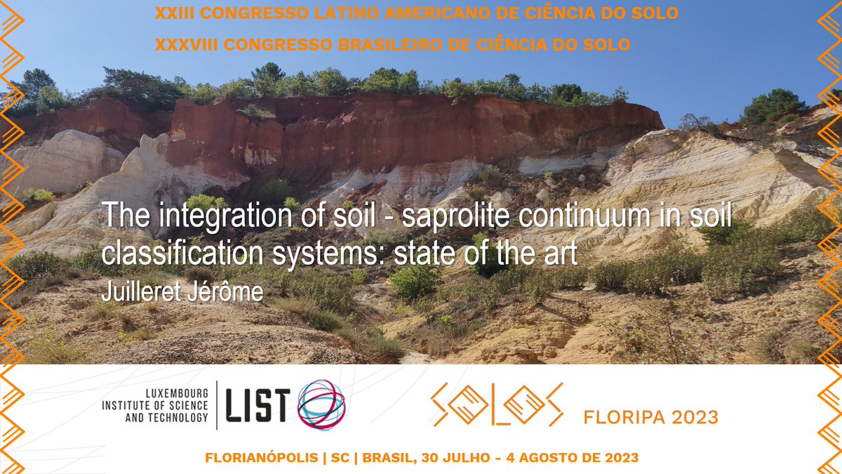 Subsolum's tweet photo. My presentationfor the #FLORIPA2023 congress in Florianopolis 🇧🇷 is finished, but am I really ready 🤔,I hope 😅
#WholeRegolithPedology #SoilClassification https://t.co/A9tTjylMKm