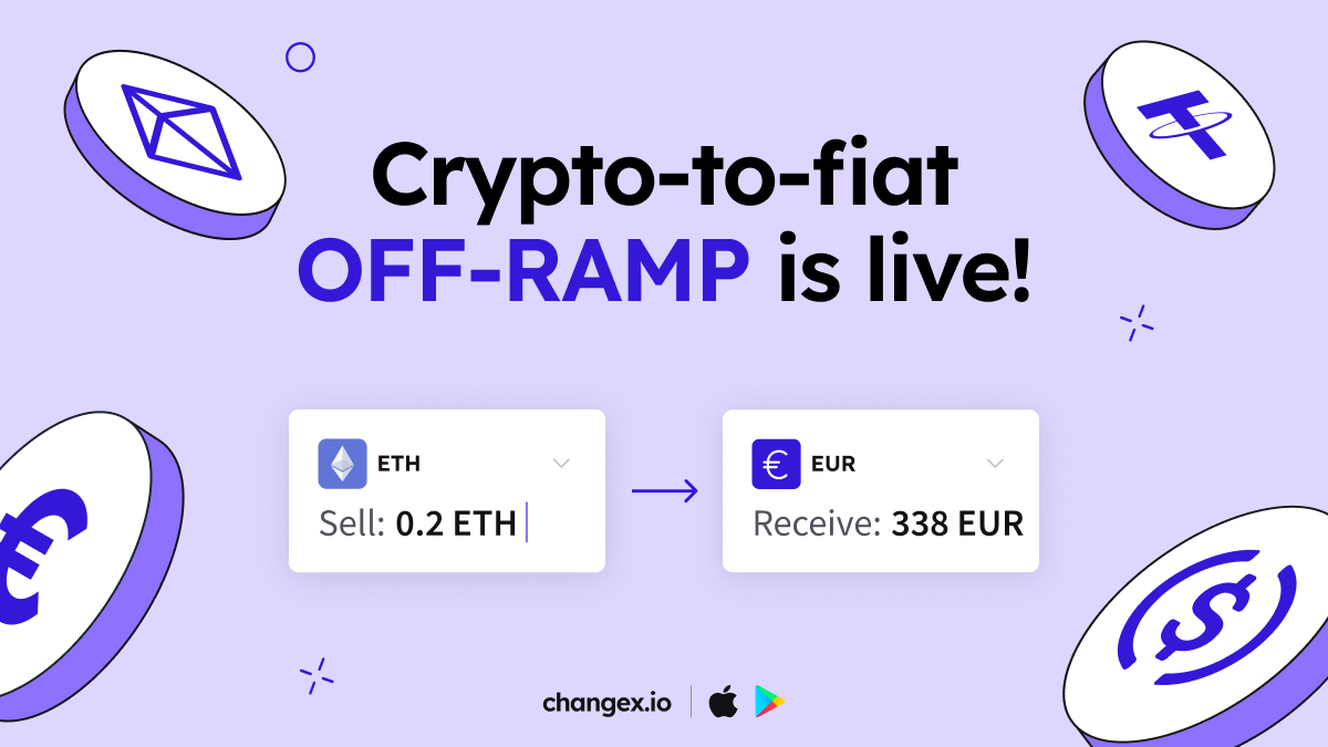 ChangeXapp's tweet photo. 💥 ATTENTION: Our fiat on and off-ramp is live! 

🔥 You can now sell $ETH, $USDT, and $USDC for EUR inside a non-custodial wallet with 0 extra steps 🤯

Get the update and discover the ramp's full power:
🔸 Android: https://t.co/U47blfTAO3
🔸 iOS: https://t.co/f608249X3Q https://t.co/Xxr0aajOhW
