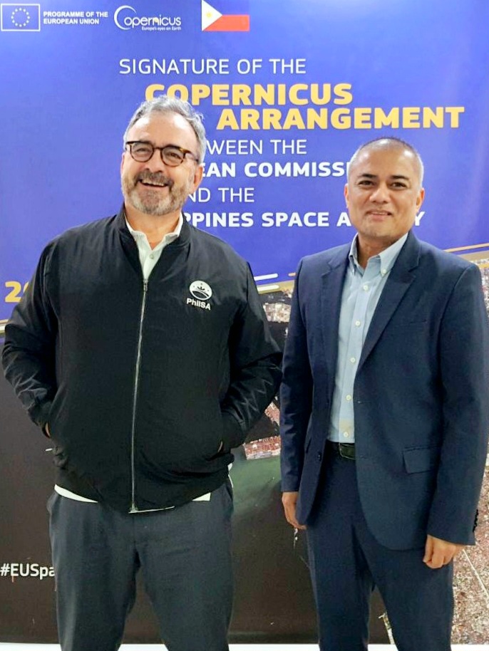 Maraming salamat, @EUAmbPH H.E. Luc Véron, for the keen support for @CopernicusEU 🇵🇭🇪🇺 partnership, and the honor and pleasure of hosting #MeriendaNiLuc at @PhilSpaceAgency. 
#SpacePH #ValueCreationinSpace #EUinthePhilippines