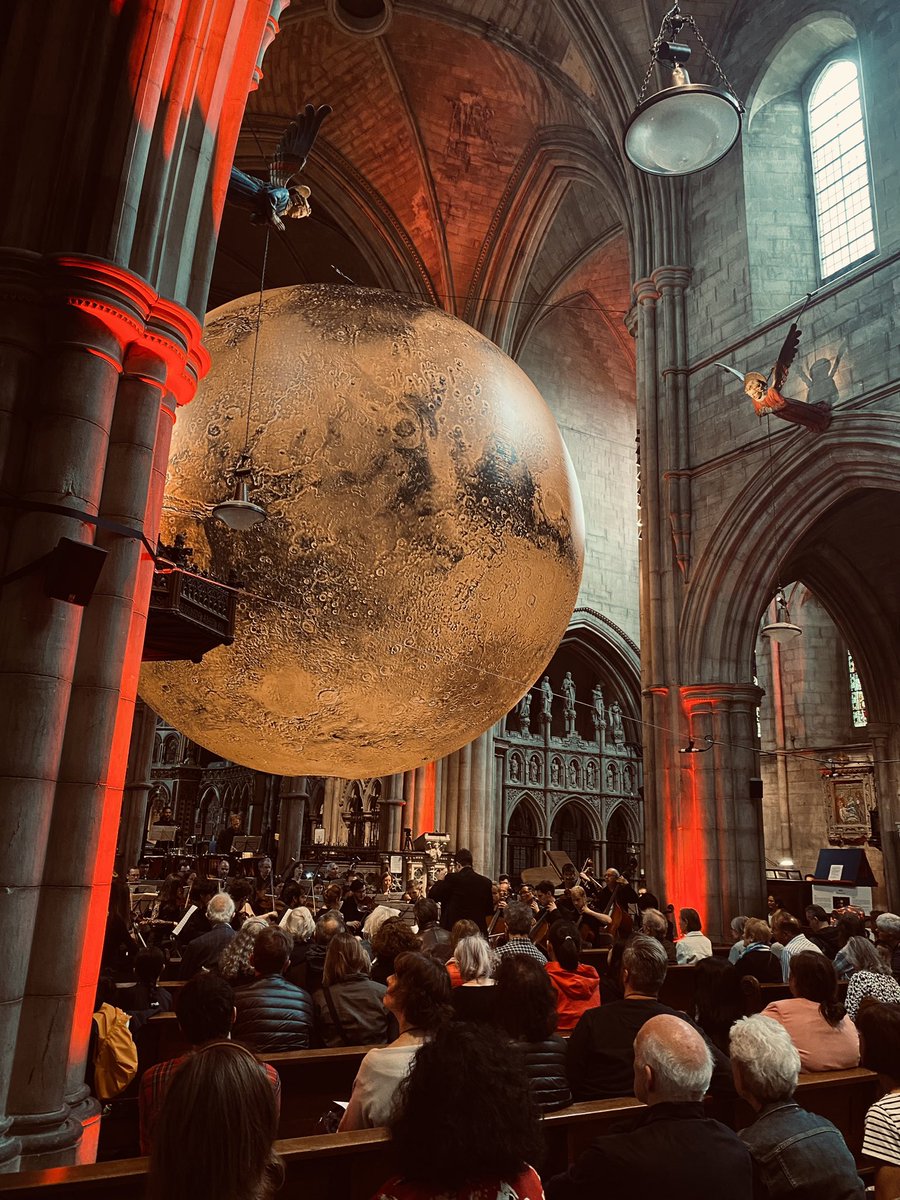 Wonderful experience to be part of the <a href="/kcfestivaluk/">Kensington and Chelsea Festival</a> at <a href="/StJohnsW14/">StJohnsW14</a> featuring an incredible installation of planet Mars by <a href="/lukejerram/">Luke Jerram</a> performing Gustav Holst the Planets conducted by <a href="/OlsiConductor/">Olsi Qinami</a> <a href="/BBCLondonNews/">BBC London</a> <a href="/gabohemian/">Gabrielle Sungailaite</a> <a href="/ProfBrianCox/">Brian Cox</a>