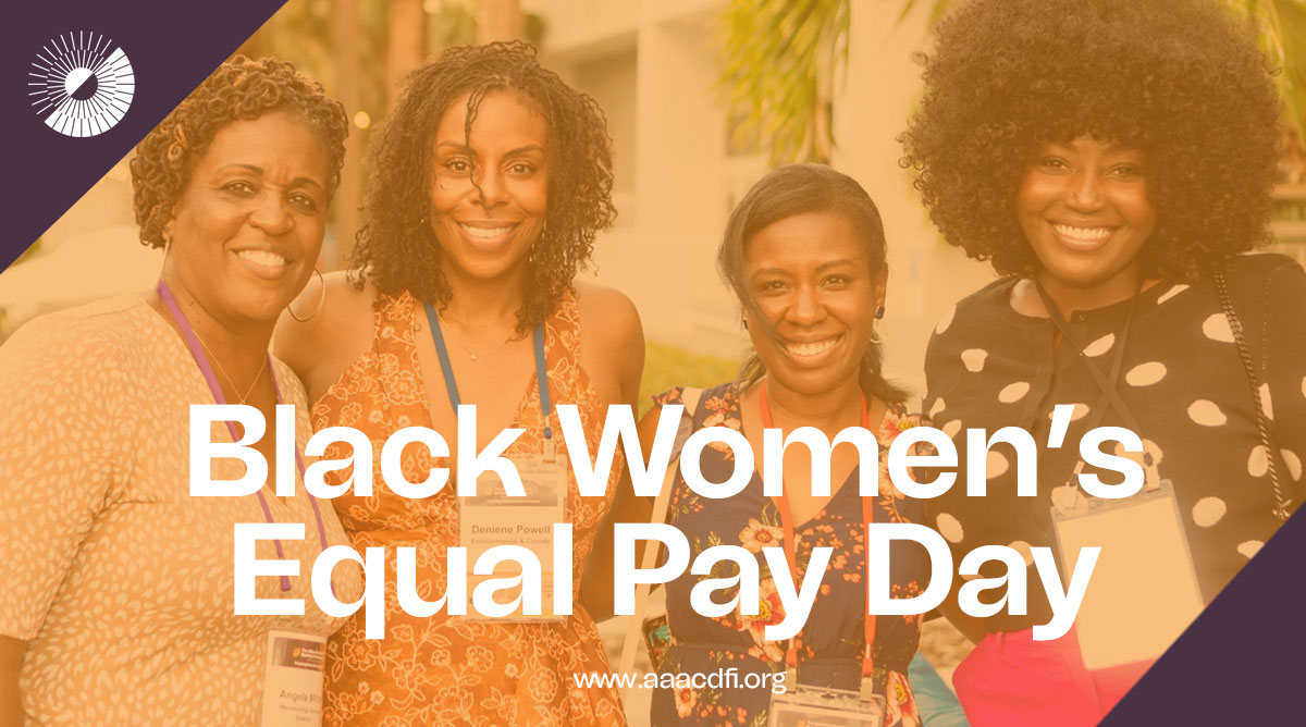 It’s #BlackWomensEqualPayDay. We recognize the importance of closing the wage gap👩🏿‍💼  We stand committed to fostering economic equality for all. Share stories of inspiring Black women in your community!  #RacialWealthGap #EqualPay #EconomicEquality