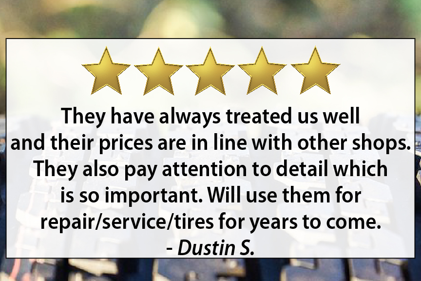 Thank you for the awesome review, Dustin. We appreciate your loyalty and looking forward to seeing you again!