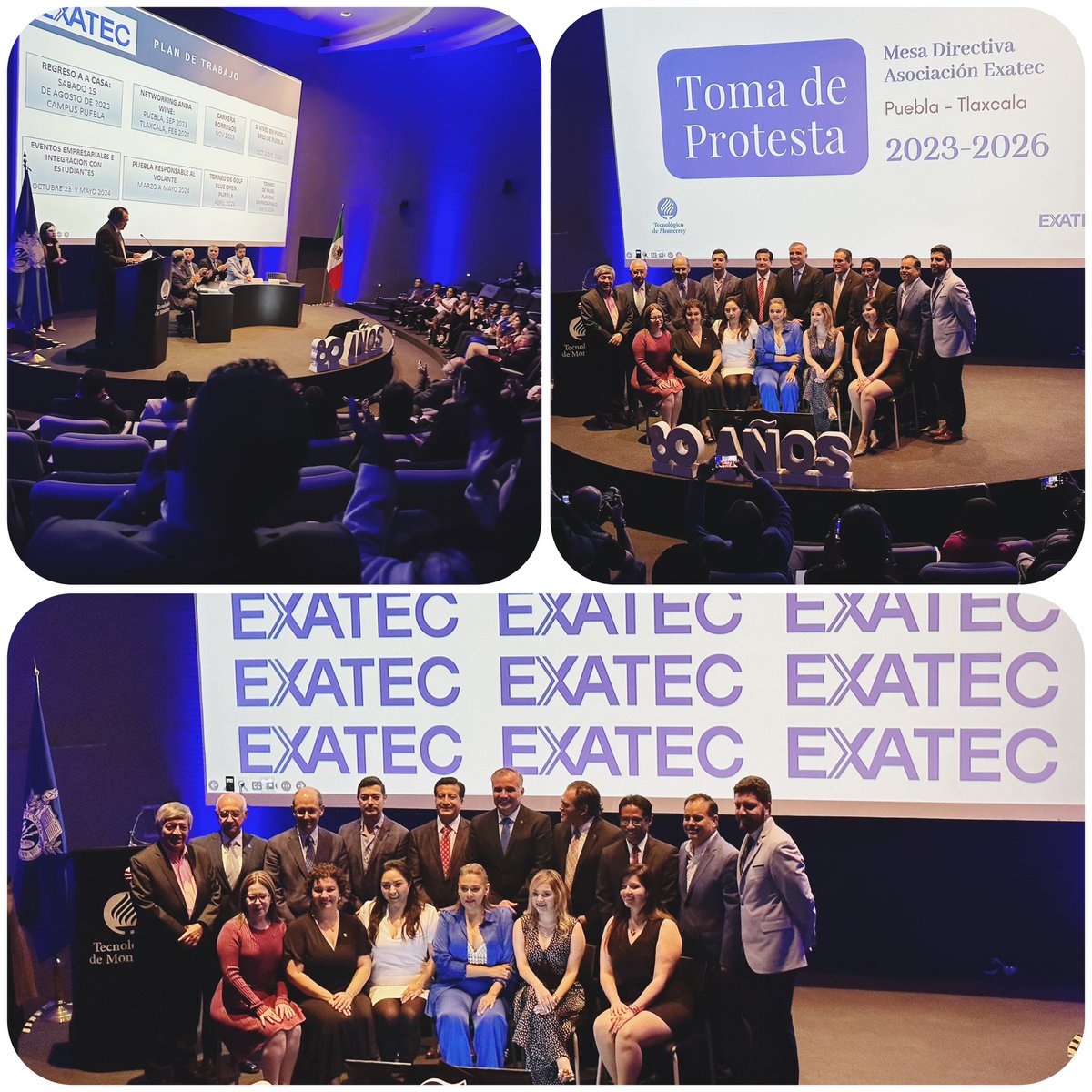 Di_Castaneda's tweet photo. Toma de protesta Mesa Directiva @ExatecPue @TECcampusPUE mucho éxito !!! @EXATEC 💙🐏💙 https://t.co/ADgAicFa56