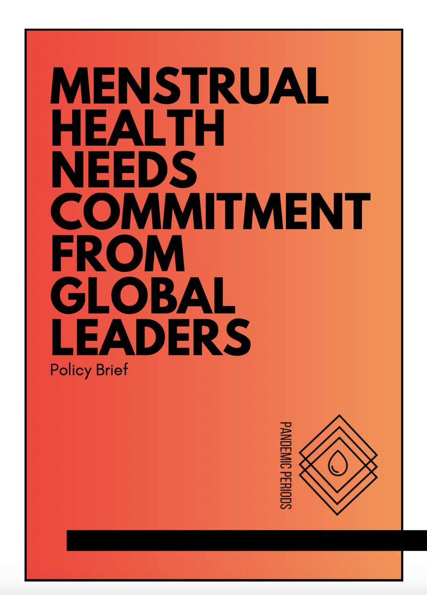 PP launched a report calling global leaders to incorporate #menstrualhealth into their agendas to support progress towards #SDGs. This report builds on our comment in the BMJ in 2022 that calls for global leaders to do more to drive menstrual justice pandemicperiods.com/wp-content/upl…