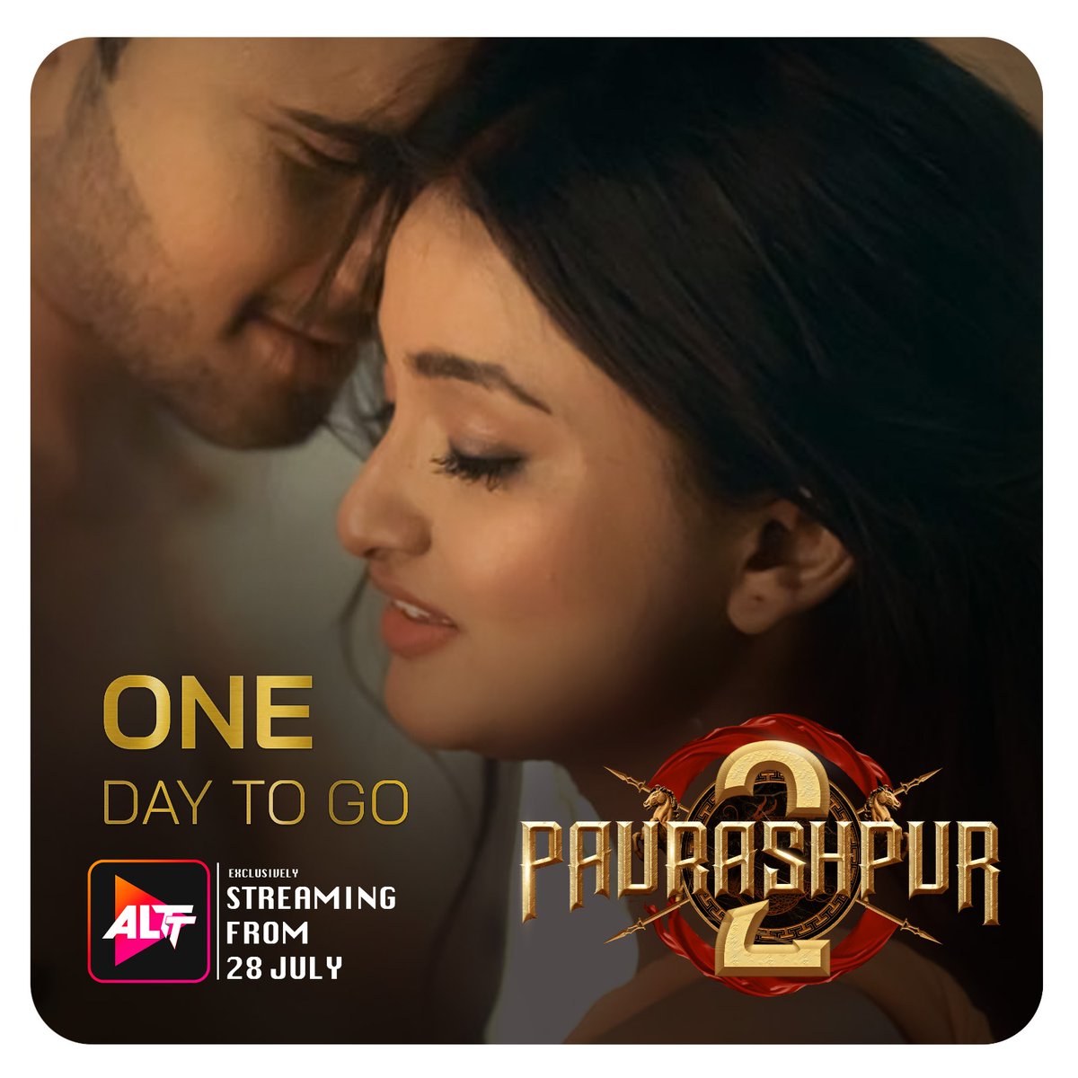 A gripping tale of Love, Betrayal & Vengeance. Only 1 day to go for Paurashpur 2 Releasing Tomorrow on ALTT Use kijiye code ALTTPM3271 aur paaiye #ALTT subscription par 20% discount altbalaji.onelink.me/DEAs/Subscribe #paurashpur2 #webseries #explore