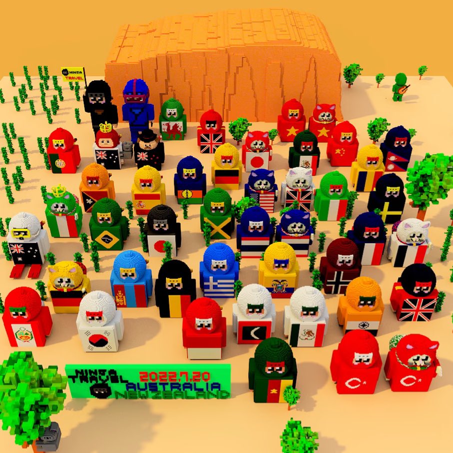 【忍者ツアー 参加者募集中✈️】
これまでの集合写真📷
第1回　イギリス🇬🇧
第2回　カナダ🇨🇦メキシコ🇲🇽
第3回　オーストラリア🇦🇺ニュージーランド🇳🇿
#国旗忍者ツアー