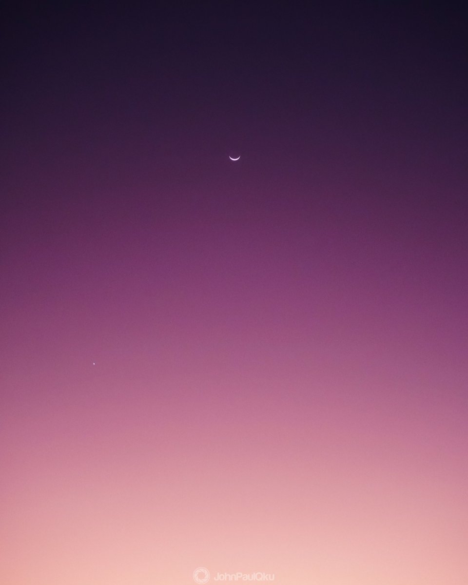 Sunset and the Moon