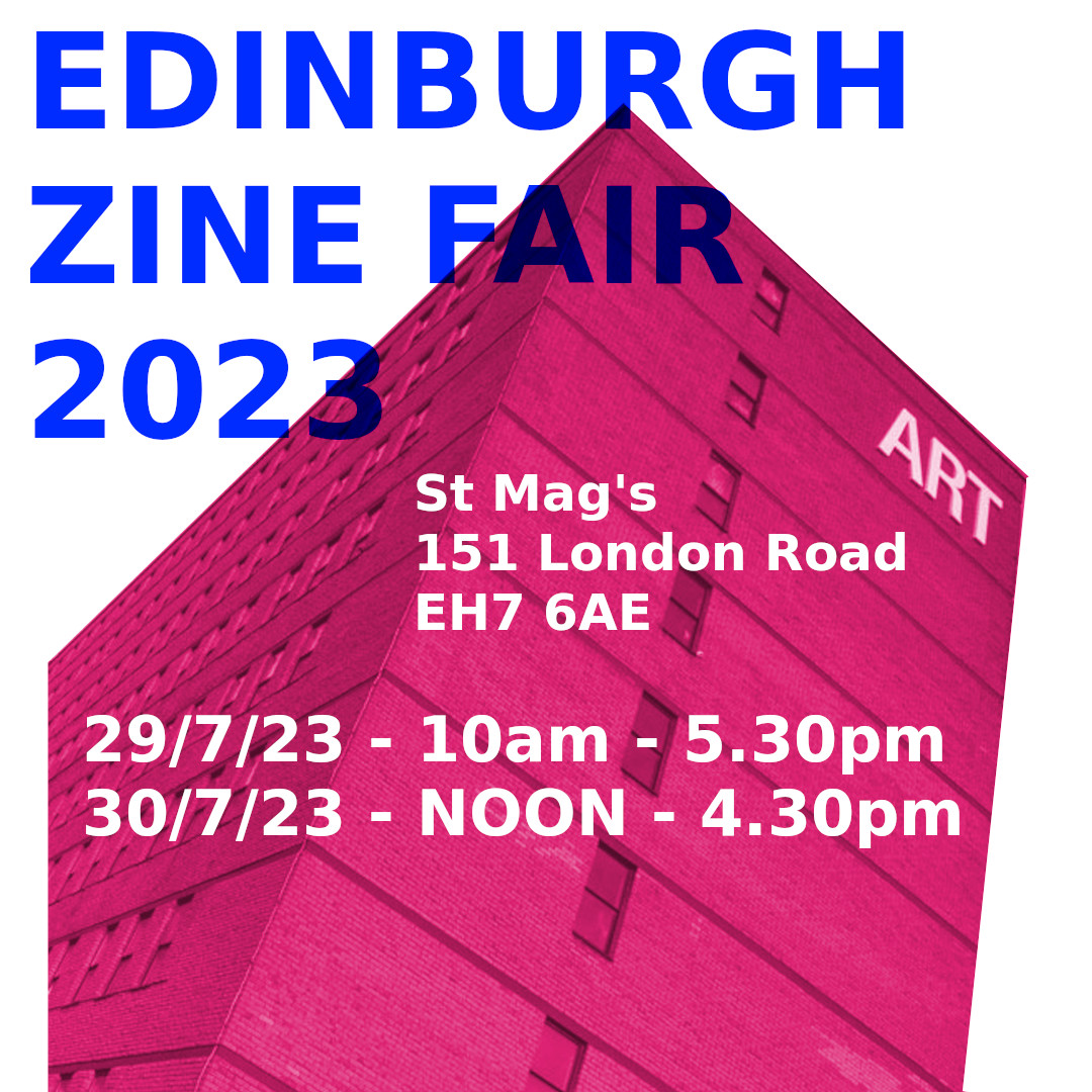 InterpretMag's tweet photo. Join us and a host of brilliant projects at the 2023 Edinburgh Zine Fair!

We can't wait to get started and to see everyone's work! 

#edinburghzinefair #edinburghzinefair2023 https://t.co/csq5lQV0Bp