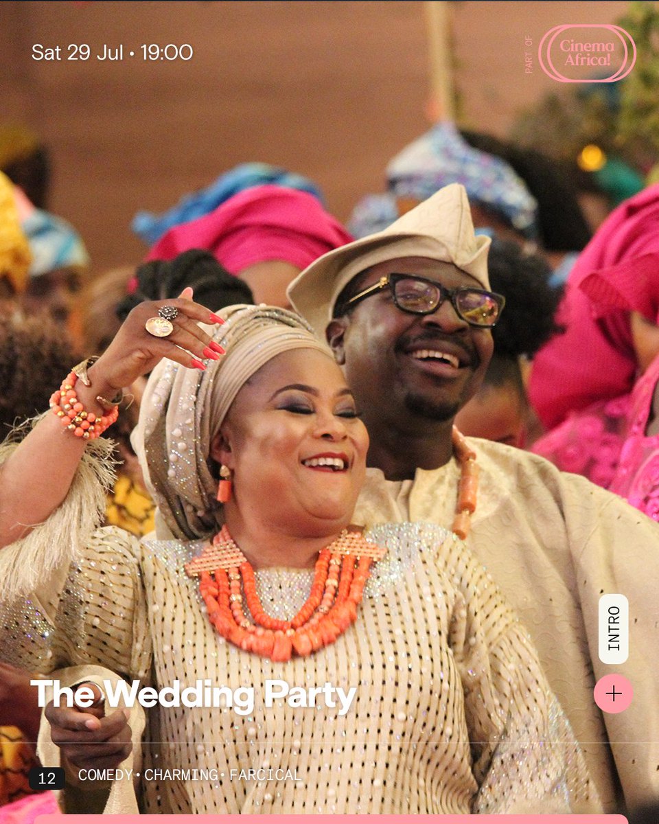 This Saturday is the official launch of Cinema Africa! To celebrate the new home of #AfricanCinema at HPPH, we're screening vibrant Nigerian romantic comedy, The Wedding Party – with live music & intros before the film. We'd love for you to join us! 👇 hpph.co.uk/films/wedding-…