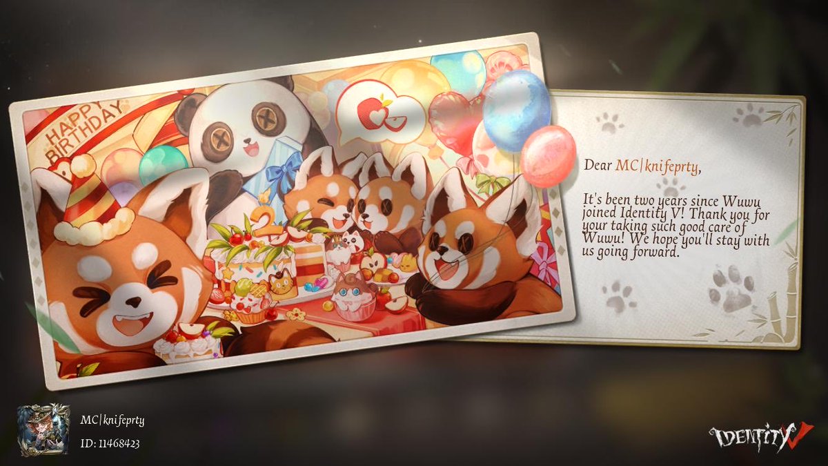 SpillsDa's tweet photo. I'm playing Identity V. Fancy a game? https://t.co/PdTBbHTZTa