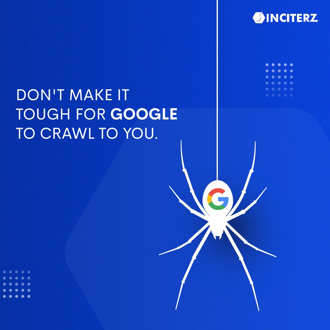 WeInciterz's tweet image. When it comes to online visibility, #Google web crawlers hold the key. These powerful algorithms analyze and index web pages, ranking them based on various factors. 

That&apos;s where we come in! To ensure your #webpageoptimization.

Consult with us Today!