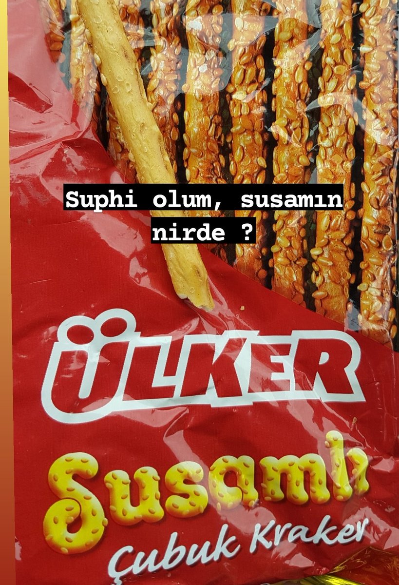 Adını susamsız olarak değiştirin bari <a href="/Ulker/">Ülker</a> #susamsız #susamlı